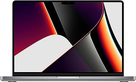 Late 2021 Apple MacBook Pro with Apple M1 Pro chip 10-core CPU (14 inch, 16GB RAM, 1TB SSD) (QWERTY English) Space Gray (Renewed Premium)